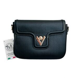 Valentino Orlandi NWT Black and Gold Bag With Coin Purse